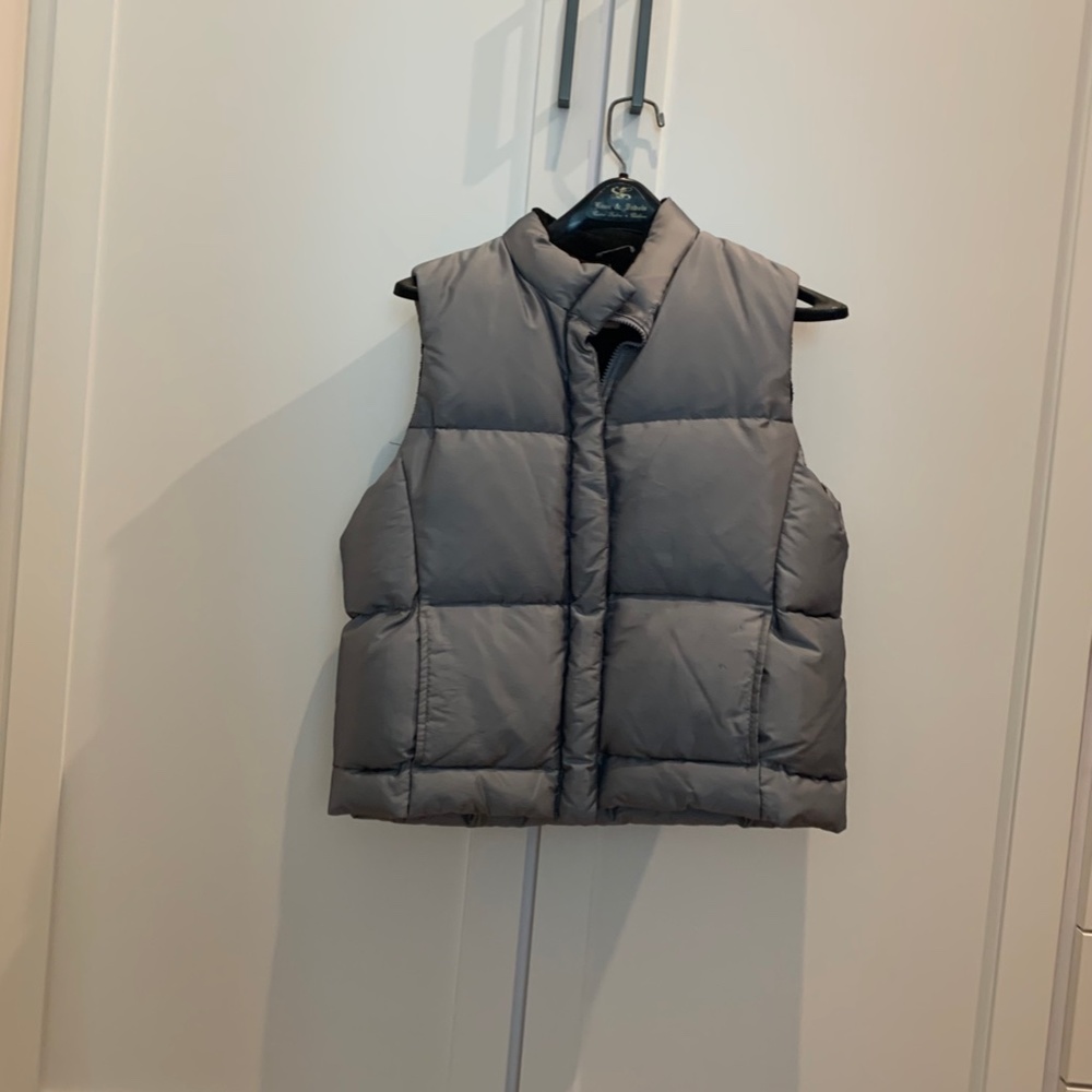Retro GAP Women's Gray Puffer Vest M